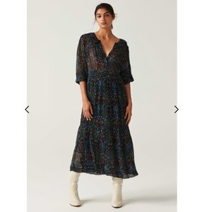ba&sh Multicolor Midi Dress